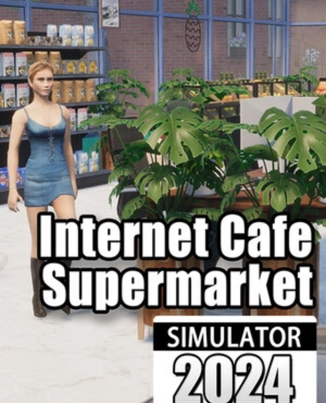 Internet Cafe & Supermarket Simulator 2024 fitgirl cover