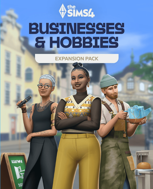 The Sims™ 4 Businesses & Hobbies Expansion Pack fitgirl compressed cover